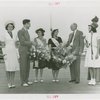 Special Days - Group with flowers at Roselle Park, New Jersey Day