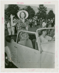 Special Days - Miss Massachusetts in car at Five and Ten Cent Day