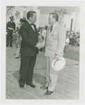 Special Days - Grover Whalen shaking hands at District of Columbia Day
