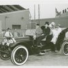 Special Days - Charlie McCarthy Day - Charlie McCarthy with American Jubilee cast members in touring car.