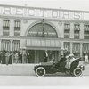 Special Days - Charlie McCarthy Day - Charlie McCarthy with American Jubilee cast members in tourning car in front of Rector's.