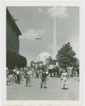 Special Days - Children's Day - Frank Buck's Elephants, Trylon, Perisphere, and blimp