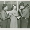 Special Days - Hot Dog Day - Women and two soldiers with hot dogs