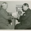 Special Days - I Am An American Day - Harvey Gibson and Basil O'Connor looking over plans