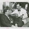 Special Days - Infantile Paralysis Day - Man receiving autograph from Grover Whalen