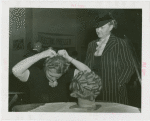 Special Days - Inventors' Day - Frances Jones Burlington with rubber hair curlers