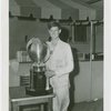 Special Days - Journal American Day - Dick McFadyen with trophy