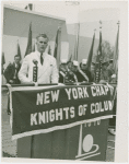 Special Days - Knights of Columbus Day - Hugh Doyle giving speech