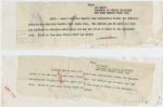 Special Days - Mayors' Day - Specimen tickets