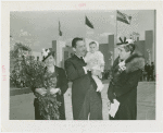 Special Days - Mothers' Day - Typical American Mother with Grover Whalen holding baby, and Mrs. Sidney Borg