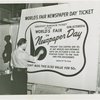 Special Days - Newspaper Day - Man painting advertisement