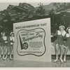 Special Days - Newspaper Day - Women on ice-skates with advertisement