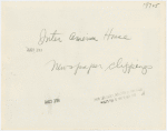 Special Days - Pan-American Day - Exhibit on newspapers in Inter-America House