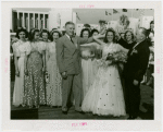 Special Days - Suffolk County Day - Woman being crowned Miss Suffolk by two men