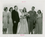 Special Days - Suffolk County Day - Woman being crowned Miss Suffolk by two men