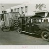Special Days - Suffolk County Day - Men in fire truck pulling wagon