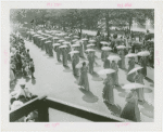Special Days - Women's Benefit Assn. Day - Women with parasols in parade