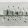 Special Days - Women's Benefit Assn. Day - Women in costumes kneeling in Court of Peace