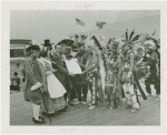 Special Weeks - Manhattan Week - Enactment of Native Americans giving deed to settlers