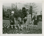 Special Weeks - Tulip Week - Children looking at tulips