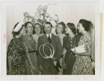 Sports - Betty Nuthall, Sir Louis Beale, Kay Stammers, Nina Brown with other tennis players