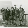 Sports - Group of women with sleds