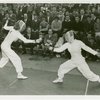 Sports - Barbara Cochrane fencing against Helena Mroczkowska