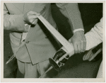 Sports - Man taping foil to Helena Mroczkowka's hand