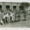 Sports - Archery - Group of women in costumes aiming bows