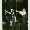 Sports - Archery - Man and woman aiming bow