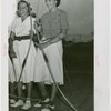 Sports - Archery - Two women with bows