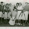 Sports - Archery - Group of women with bows and arrows