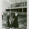 Sports - Archery - Japanese man and women aiming bows