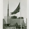 Sports - Banner - Crowd under New York Yankees 1937 World Champions flag