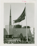 Sports - Banner - Crowd under New York Yankees 1937 World Champions flag