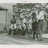 Sports - Baseball - Gabby Hartnett teaching boys how to catch