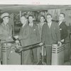 Sports - Baseball - Bill Werber, Johnny Vander Meer, Hank Gowdy and Bill McKechnie entering Perisphere