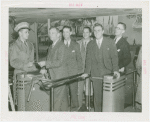 Sports - Baseball - Bill Werber, Johnny Vander Meer, Hank Gowdy and Bill McKechnie entering Perisphere
