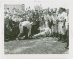 Sports - Baseball - Pie Traynor and Paul Waner showing boys how to slide