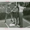 Sports - Baseball - Christy Walsh teaching Egyptian scouts how to bat