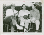 Sports - Baseball - Ray Blade, Christy Walsh and Leo Durocher