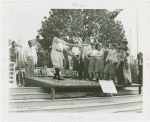 Sports - Baseball - Ruth, Babe - Showing children how to bat