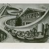 Sports - Bobsledding - Sketch of bobsled course