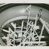 Sports - Bobsledding - Woman knitting on bobsled course