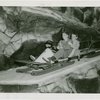 Sports - Bobsledding - Two boys sitting on bobsled