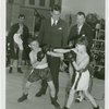 Sports - Boxing - Gene Tunney watching boys box
