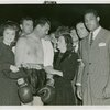 Sports - Boxing - Nancy Carroll, James Braddock, Jack Dempsey, Arlene Judge and Joe Louis