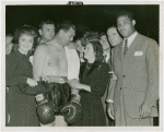 Sports - Boxing - Nancy Carroll, James Braddock, Jack Dempsey, Arlene Judge and Joe Louis