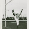 Sports - Football - Beattie Feathers kicking in air