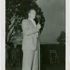 Sports - Football - Eddie Anderson giving speech